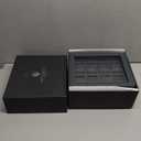 ROTHWELL 8 Slot Leather Watch Box with Valet Drawer - Luxury Case Display Jewelry Organizer, Locking Display Case Holder with Real Glass Top - Watch Box Organizer for Men & Women (Carbon)