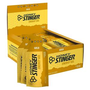 Honey Stinger Gold Energy Gel, Gluten Free & Caffeine Free, for Exercise, Running and Performance, Sports Nutrition for Home & Gym, Pre and Mid Workout, 24 Pack, 26.4 Ounce, Best By: 01/10/2027