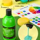 Nicpro 18 Colors Large Washable Paint Set for Kid (8.45oz), Acrylic Bulk Paint Supplies Non Toxic Tempera Paint for Art, Craft DIY, Poster & Finger Paint, School, Home, Teacher Classroom Must Haves