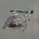 29'' Sprayer Wand Replacement, 1/4" & 3/8" Brass Barb Universal Stainless Sprayer Wand with Shut off Valve, Adjustable Watering Wand with 2 Hose Clamps & 1 Tape (Black 29 IN)