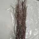 Decorative Birch Branches, 23 Inch Brich Stems for Wedding Decor,Dried Twigs for Christmas Decor (Snowflake Implant)
