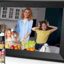 Digital Picture Frame 10.1 Inch HD Touch Screen Digital Photo Frame WiFi Enabled,16GB Storage,Auto-Rotate,Instant Sharing via Smartphone apps& Family Bonding-Gift Appeal (Matte black)