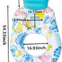 2 in 1 Floating Recliner Pool, Deluxe Inflatable Pool Float Adult with Backrest and Cup Holder, Cool Fun Pool Chair Float Bed, Pool, Beach, Enjoy Vacation, Age 15 + (Light green)