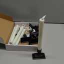 Homemory 6 Pcs Window Candles with Remote Timer Dimmer, Battery Operated Candlesticks with Holders and Suctions, White LED Christmas Candle for Window Xmas Holiday Decor