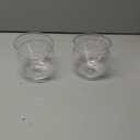 Glass Caviar Serving Set with 4 Pcs