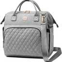 Artelaris Insulated Lunch Bag for Women Men, Large Reusable Lunch Box, Adult Leakproof Cooler Tote Bags Adjustable Strap for Work Picnic16 Liters (Gray)