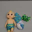 CoComelon - Splish Splash JJ Doll- with Shark Bath Squirter and Water Accessories Water Play - Toys for Kids and Preschoolers