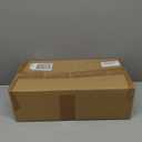 Cididu 40 Pieces Clear Gift Bags with Handles, White Frosted PVC Candy Bags 8''x3''x10'', Reusable Translucent Wrap Tote Boutique Bags for Wedding Shopping Party, Tear Resistant