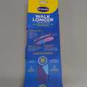 Dr. Scholl's Walk Longer Insoles - Comfortable Plush Foam Cushioning Inserts for Walking, Hiking, and Standing on Feet All-Day with Arch Support - Walk 50% Longer Without Muscle Fatigue, US 10