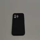 LOVE 3000 Designed for iPhone 15 Pro Max Case, Premium Silicone with [Soft Anti-Scratch Microfiber Lining] Shockproof Protective Phone Case for Men Women Girls 6.7", Black