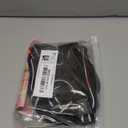 rabbitgoo Dog Harness No Pull with 2 Leash Clips, Adjustable Soft Padded, Reflective Oxford No Choke Pet Vest with Easy Control Handle for Small Dogs, Black, S