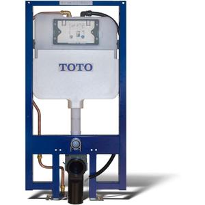 TOTO DUOFIT In-Wall Dual Flush 1.28 and 0.9 GPF Tank System with WASHLET+ Auto Flush Ready Copper Supply Line - WT173MA