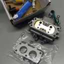 JDLLONG 15003-7077 15003-7041 Carburetor Fit for Kawasaki FH601V 4 Stroke 19 hp Engine Carb with Gaskets