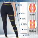 Compression Tights 20-30 Mmhg, Medical Support Hose, Footless Unisex