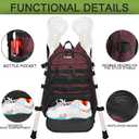 Goloni Lacrosse Bag, Youth & Adult Lacrosse Backpack with Tow Stick Holder and Shoes Compartment,Field Hockey Bag for Boys & Girls