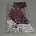 Amazon Essentials Women's Side Tab Bikini Swimsuit Bottom (Large, Brick Red Leopard)