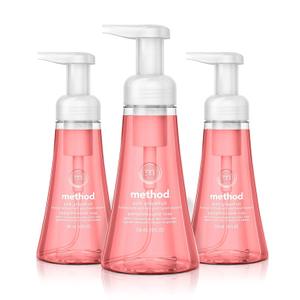 Method Foaming Hand Soap, Pink Grapefruit, 10 Fl Oz, Biodegradable Formula, (Pack of 3) Method Foaming Hand Soap, Pink Grapefruit, 10 Fl Oz, Biodegradable Formula, (Pack of 3)