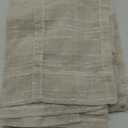 No. 918 Louette Slub Stripe Semi-Sheer Rod Pocket Window Tie-up Balloon Shade, Linen, 42" W x 63" L