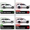 LASFIT Floor Mats & Cargo Liner 2021-2026 & Only 7 Seats (Not for 8/9 Seats) for Chevy Suburban/GMC Yukon XL(Only Yukon XL, Not Fit Yukon)/Cadillac Escalade ESV(Only Escalade ESV, Not Fit Escalade)
