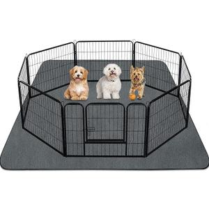 INVENHO Washable Pee Pads for Dogs 72"x72" Reusable Dog Pads Extra Large Upgrade NonSlip Dog Pee Pads Heavy Absorbency Puppy Pee Pads Quick Dry Whelping Pads/Waterproof Puppy Training Pad