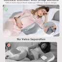 Pregnancy Pillows for Sleeping, Memory Foam Maternity Pillow Support for Back Belly HIPS, Adjustable Travel Wedge Pillow for Pregnant Women, Side Sleeping Pregnant Pillows with Cooling Pillowcase