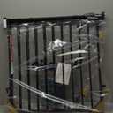 Babelio 31.5-55" No Bottom Bar Baby Gate Extra Wide, 2-in-1 Auto Close Dog Gate for The House, Stairs and Doorways, with Large Walk Thru Door, Black