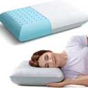Memory Foam Bed Pillow, Bed Pillows for Sleeping,Cervical Pillow for Back, Stomach and Side Sleeper,Neck Shoulder & Back Pain Relief, Washable Cooling Cover (Standard)