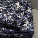 Favoyard Outdoor Seat Cushion 19 x 19 x 3 in Waterproof Pattern Fade Resistant Cover Removable Patio Furniture Cushions Deep Seat & Back Cushion Set with Adjustable Straps for Patio Chair Sofa Couch