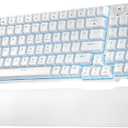 RK ROYAL KLUDGE RK96 90% Triple Mode BT5.0/2.4G/USB-C Hot Swappable Mechanical Keyboard with Magnetic Wrist Rest, 96 Keys Wireless Gaming Keyboard with Software, Blue Backlight 