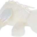 Apricot Lamb Lying Dragon Plush Stuffed Animals for Kids, Soft Cute Plush Toys for Baby Girl and Boy, Large Fluffy Lying Dragon White (Medium)