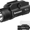 Gmconn 1250 Lumen Tactical Flashlight Pistol Light Rail Mounted LED Gun Light Strobe Weaponlight for Glock Pistol and Picatinny MIL-STD-1913