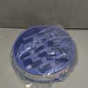 Outward Hound Fun Feeder Slo Bowl  Large 4Cup Capacity, Slow Feeding, Medium to Large Dogs, NonSlip, Blue, Notch Pattern