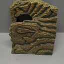 Resin Reptile Hideouts Cave Habitat Decor for Gecko Leopard Lizards Toad Turtle (B- Extra Large