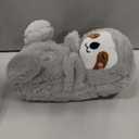 Breathing Stuffed Animal,Soothing Stuffed Animal for Anxiety Relief with Realistic Breathing Motion, Calming Music, Gentle Lights,Machine Washable,Ideal for Baby Adult and Relaxation(Sloth)