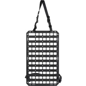 TACNEX Rigid MOLLE Panel for Car Seat Back Organizer Vehicle EDC Tactical Gear Holder Pouch Holster Mount Rack Modular Storage Plate Auto Interior Accessories for Truck Pickup SUV Van