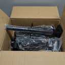 HUANUO Triple Monitor Mount for 17 to 32 inch Screens, Adjustment Gaming Triple Monitor Stand with Swivel, Tilt, Rotation, Clamp & Grommet Kit (Black)