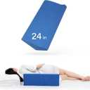Fanwer Bed Wedge Pillow for Sleeping Body Position Wedges Back Positioning Elevation Pillows Blue Pray Case Pregnancy Bedroom Eevated Body Alignment Ankle Support Pillow Leg Bolster
