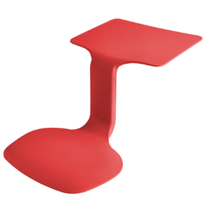 ECR4Kids The Surf Portable Lap Desk, Flexible Seating, Red (1-Pack)