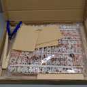 Black Felt Letter Board,Word Board Sign,16 x 12 inch Changeable Letter Board with 730 Plastic Message Board Letters Numbers Symbols Pattern,Wooden Tripod Stand, Scissors, 3 Free Storage Bags