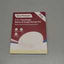 SourKeeper, Larger 2-in-1 Sourdough Starter Warmer Pro - 2026 Upgrade Larger Heating Plate, Dough Temp Probe, 1F Control (70110F), 24H Timer, Real-Time Monitoring Walnut,6.5inch