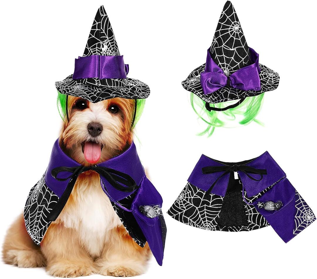 BESPORTBLE 1 Set Halloween Cat Costume Cat Cloak Hat Dog Halloween Costume Costumes for s Puppy Pet