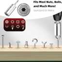 2 x Fathers Day Dad Gifts from Daughter Son Wife Super Universal Socket Tools Gifts for Mens Grip Socket Set With Power Drill Adapter (7-9MM) Cool Stuff Gadgets for Dad Husband