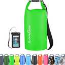 OMGear Waterproof Dry Bag Backpack Phone Pouch 40L/30L/20L/10L/5L Floating Dry Sack for Kayaking Boating Outdoors Activities