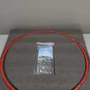 EVOOOR Automotive Alloy Wheel Rim Protector - Covering The Entire Rim of The Wheel hub - Strips for Curb Rash Prevention - Set of 4 Rim Protector Easy to Install(20'',Red)