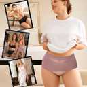 Nebility 2 Piece Tummy Control Shapewear Butt Lifting Underwear for Women Lower Belly Waist Trainer Seamless Faja Body Shaper (M)