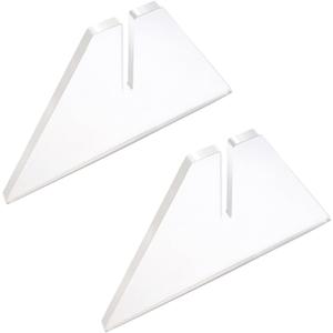 2Pcs Freestanding Pet Gate Support Feet, A Pair of Safety Fence Feet for Clear Acrylic Dog Gate(Compatible Only with Our Store's Products)