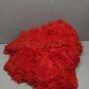 Plush Super Soft Blanket Bedding Sofa Cover Furry Fuzzy Fur Warm Throw Qulit Cozy Couch Blanket for Winter (63"x79", Pure Red)