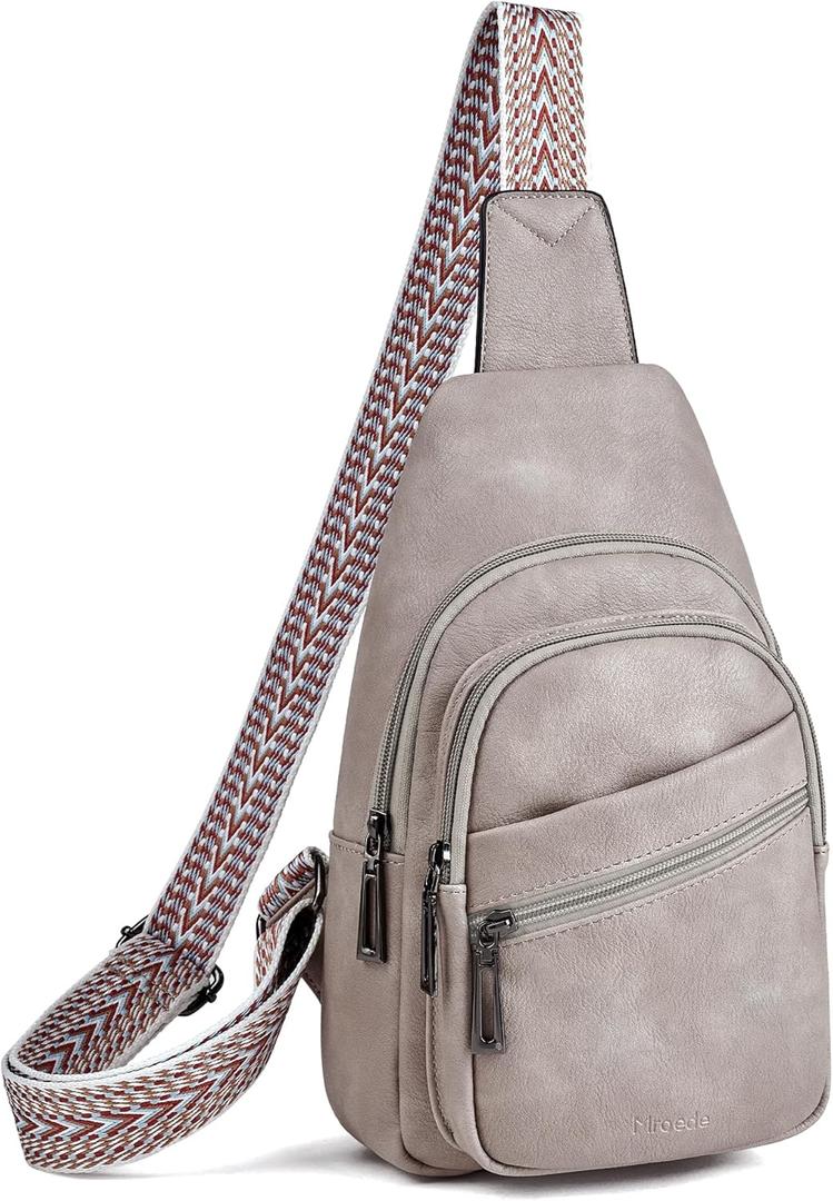 Sling Bag Crossbody Bags for Women Small Cross Body Bag for Daily Travel Leisure Sport (2-1 Grey)