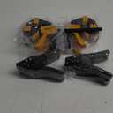 8-Piece Clamps for Woodworking - 4 Pcs 6 inch Bar Clamps, 4 Pcs Heavy Duty Metal Spring Clamps, Bar Clamps with 150 LBS Load Limit, Quick Release Triggers (6 inch Bar Clamps)