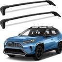 220LBS Roof Rack Cross Bars for 2019-2025 RAV4 XLE XSE Premium Limited Hybrid LE with Side Rails, Lockable Aluminum Crossbars Cargo Rooftop Luggage Canoe Kayak Bicycle roof Bag